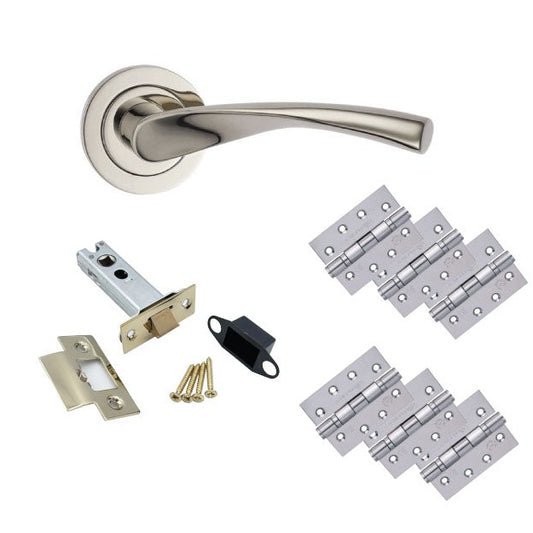 Door Handle Set 12 with Tubular Latch