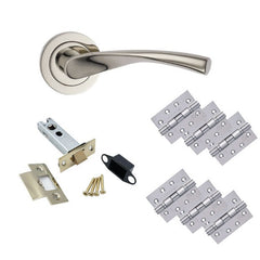 Door Handle Set 12 with Tubular Latch