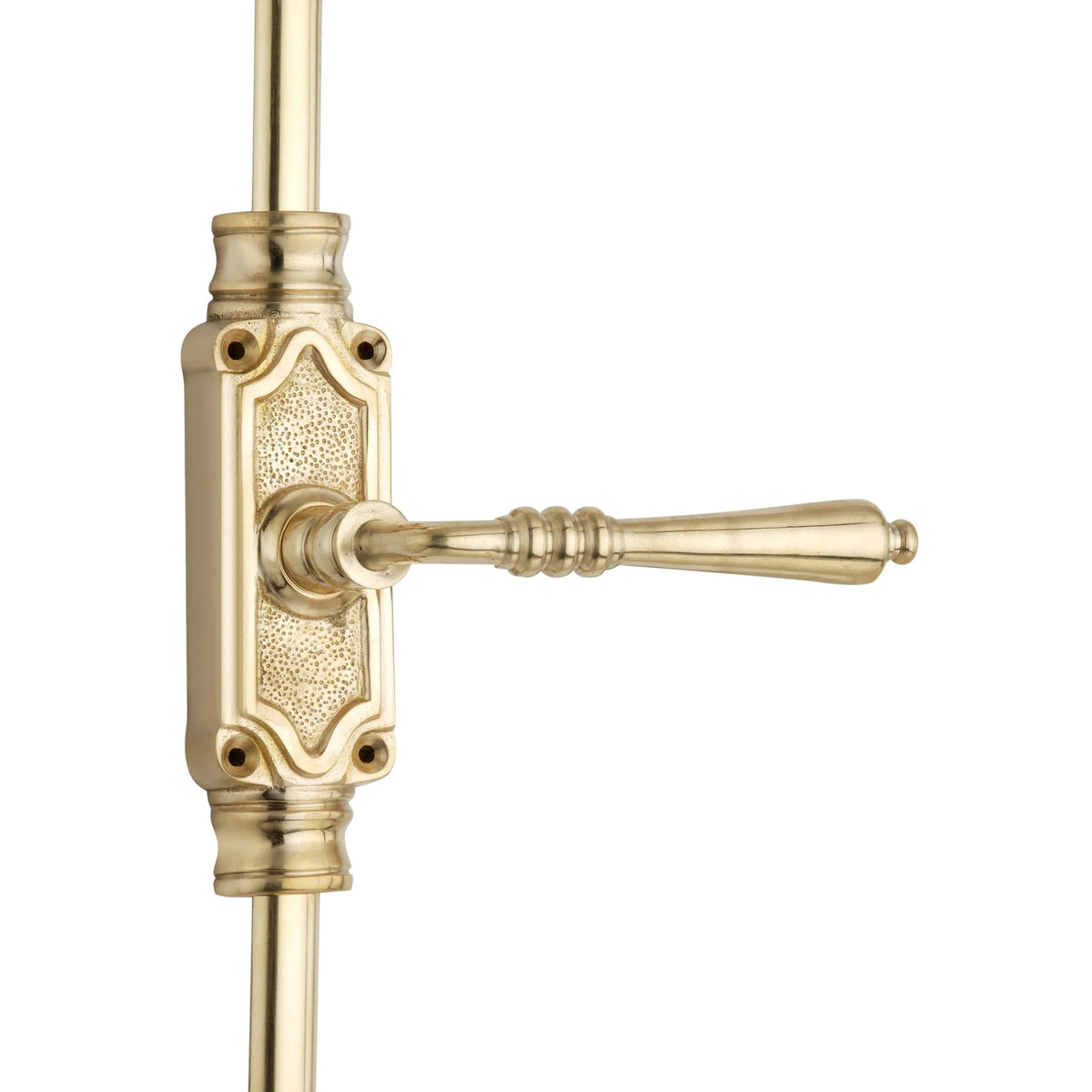 Lever Handle Door Brass Espagnolette Bolt - Upto 9 feet Doors