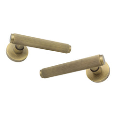 Knurled Linear Lever Door Handle