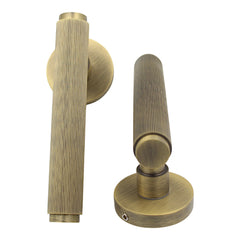 Knurled Linear Lever Door Handle