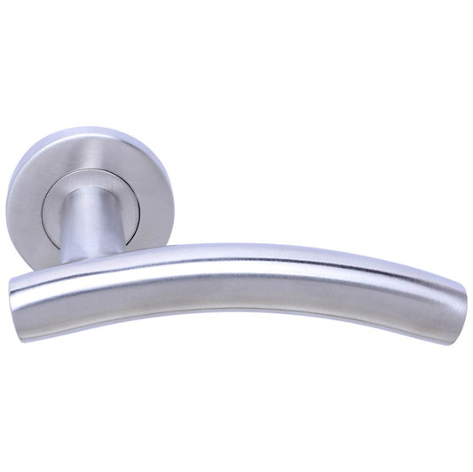 Tubular Lever on Rose -135 x 19 x 65 - Rose 52mm