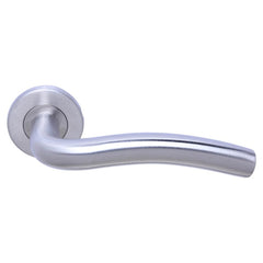 Tubular Lever on Rose -135 x 19 x 65 - Rose 52mm