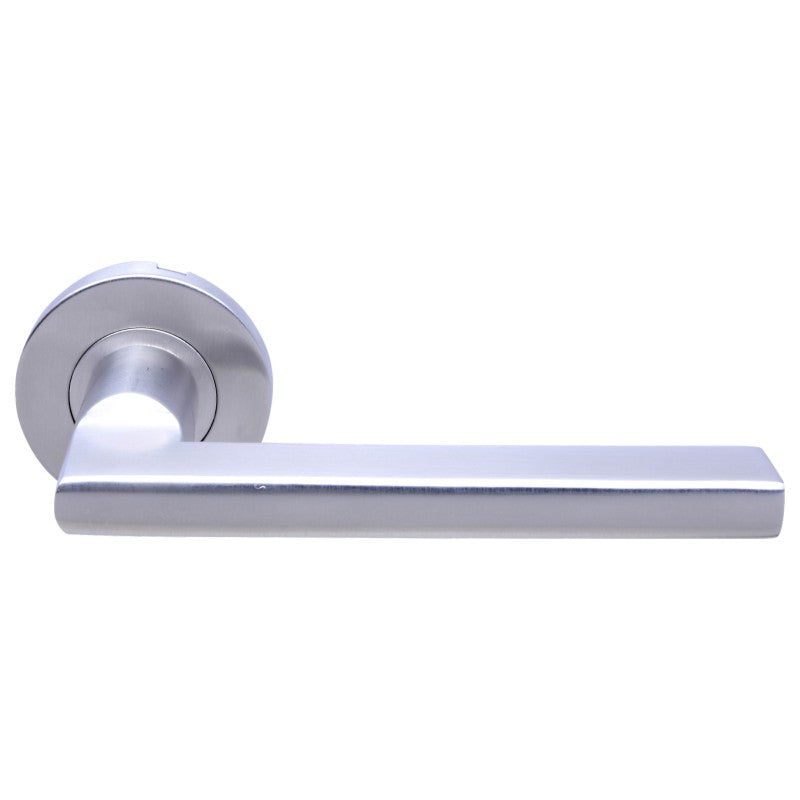 Solid Stainless Steel Lever -127 x 40 x 65 - Rose 52mm