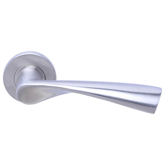 Solid Stainless Steel Lever -125 x 40 x 70 - Rose 52mm