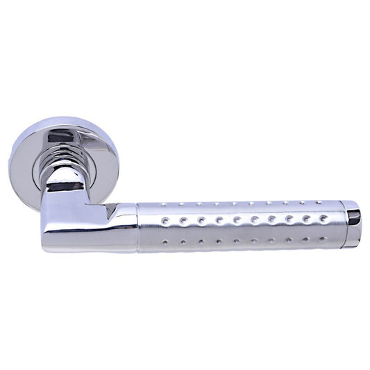 Solid Stainless Steel Lever -139 x 65 - Rose 52 x 8 mm