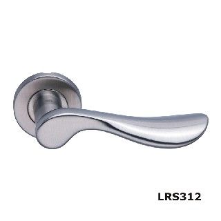 Stainless Steel Lever -122 x 72 - Rose 52 mm