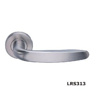 Stainless Steel Lever -122 x 72 - Rose 52 mm