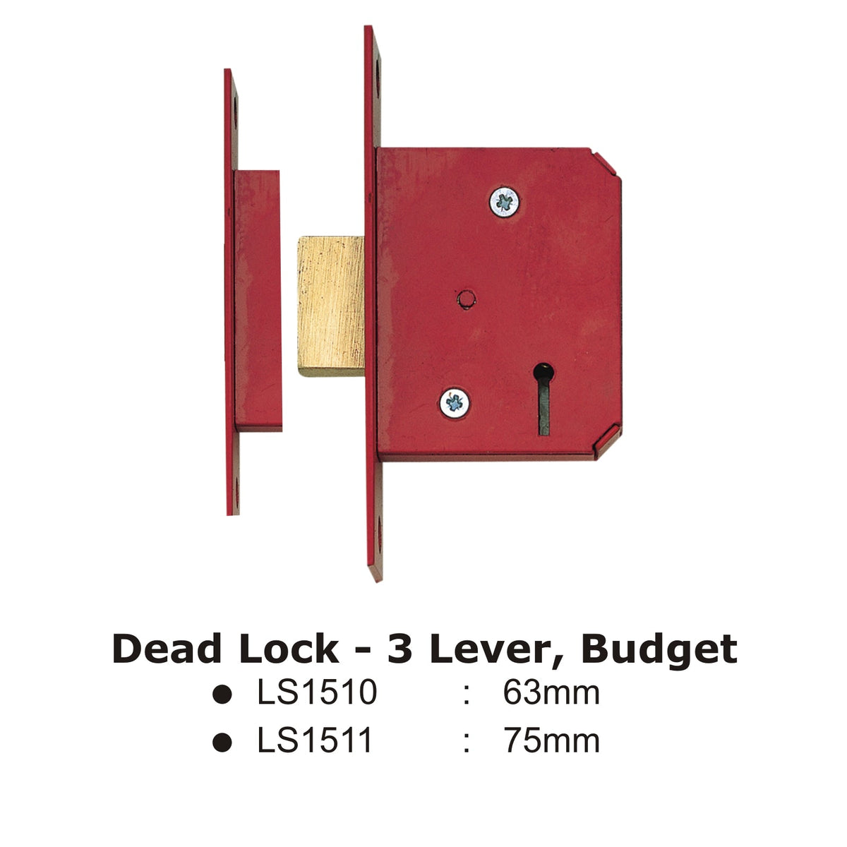 Dead Lock - 3 lever, Budget 75mm