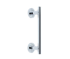 Door Pull Handle on Rose - 229mm