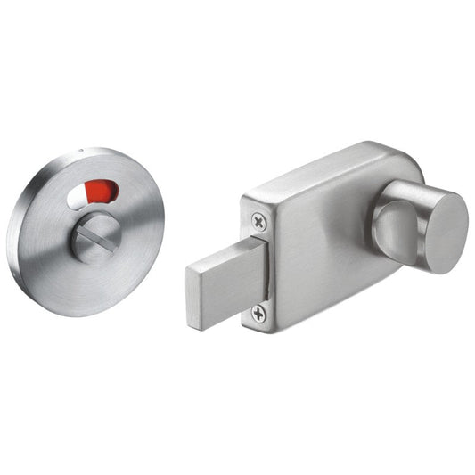 Indicator Bolt Bathroom Cubicle Locks | Polished Stainless Steel Bolt and Release