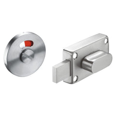 Cubicle Door Lock Pack | Satin Stainless Steel Finish