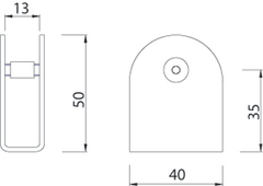 U Bracket (13MM Board)