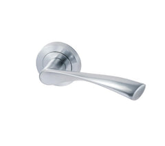 Stainless Steel Lever -130 x 73 - Rose 52mm