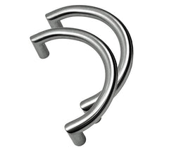 C Shape Semi Circular Door Pull Handles - 250 x 25mm