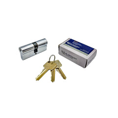 High Security 6 Pin - Double Brass Cylinder - 70mm
