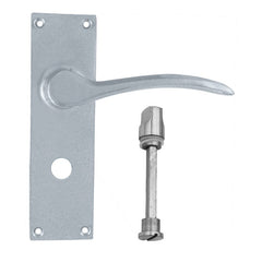 Mina Lever on back plate - Bathroom Handle with size 150mm x 50mm