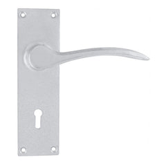 Mina Lever on back plate with Lock Handle with size 150mm x 50mm