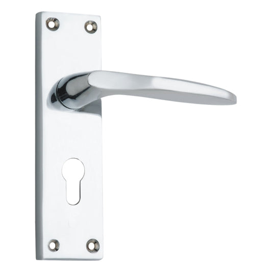 Probus Lever on back plate with Bathroom Lock Handle with size 150mm x 50mm